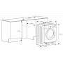 Built-in washing machine INTERLINE WMC 8140